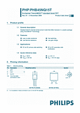 DataSheet PHP45NQ15T pdf